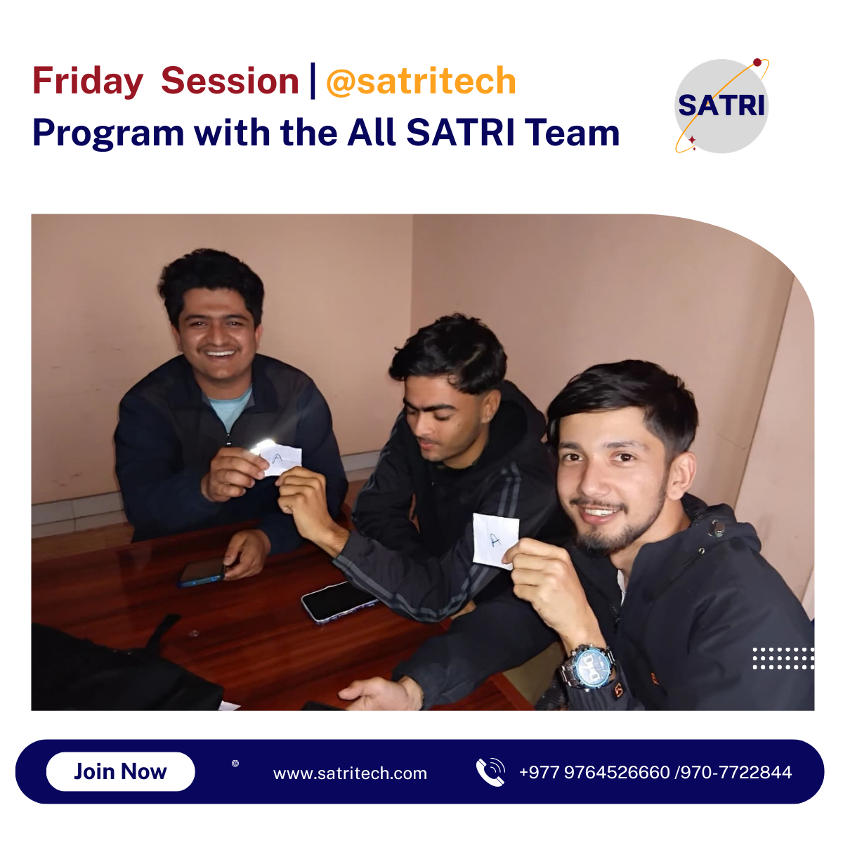 Group Task at SATRI Office with Interns