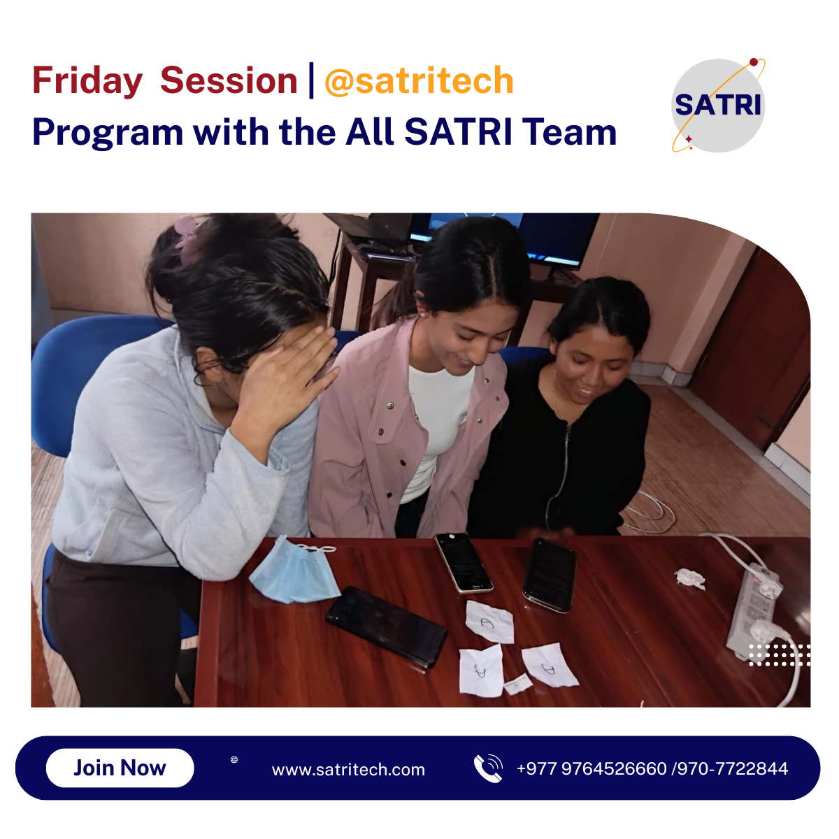 Group Task at SATRI Office with Interns